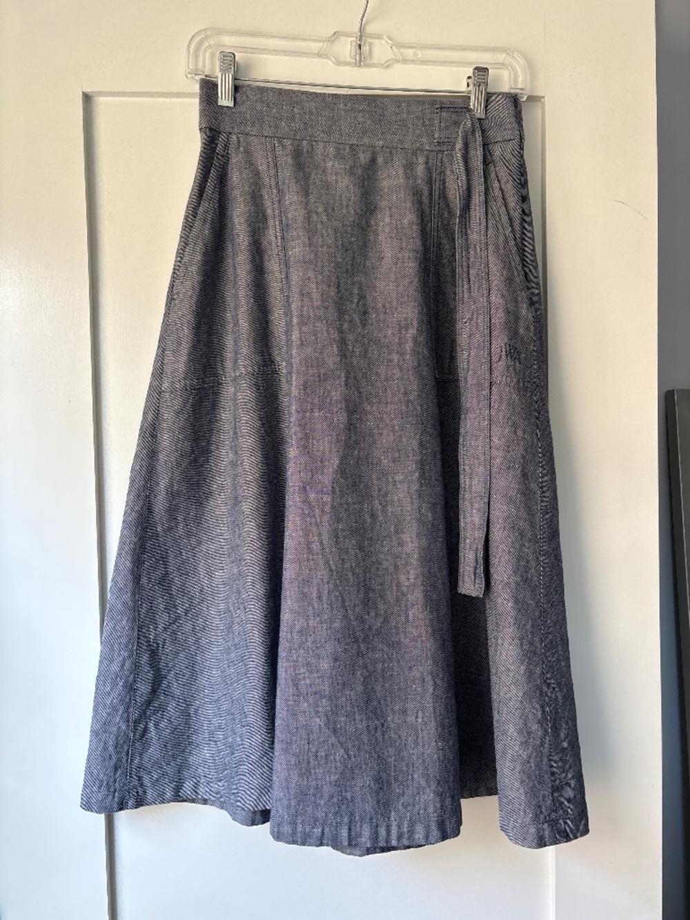 Super cute JWA denim midi skirt